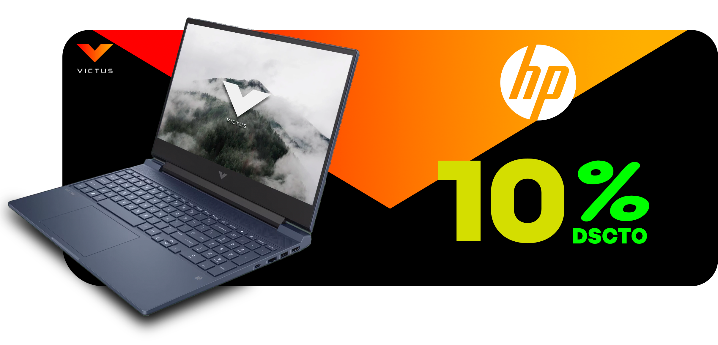 Laptop VICTUS 10% descuento